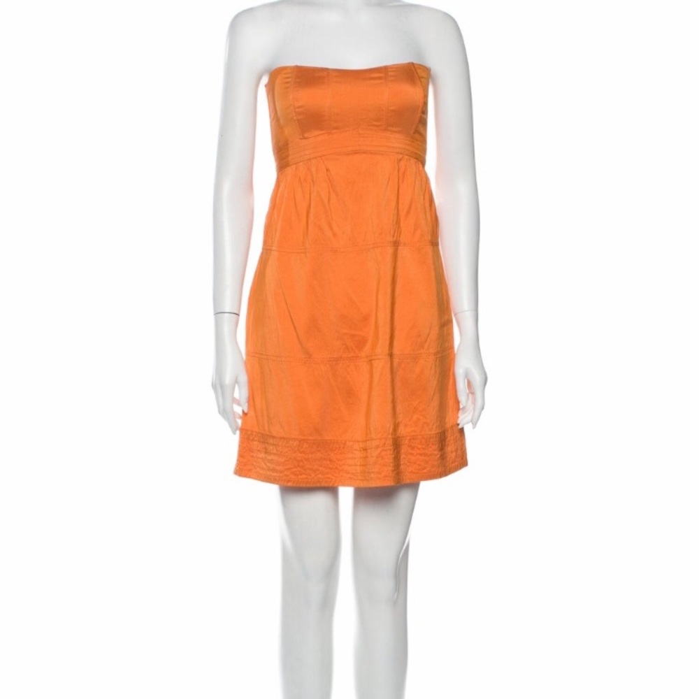 Calypso St Barth orange silk dress size 2